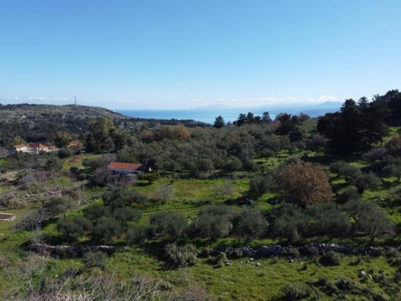 Sellia Chania Einzigartiges Grundstück mit Meerblick zum Verkauf in Sellia Grundstück kaufen